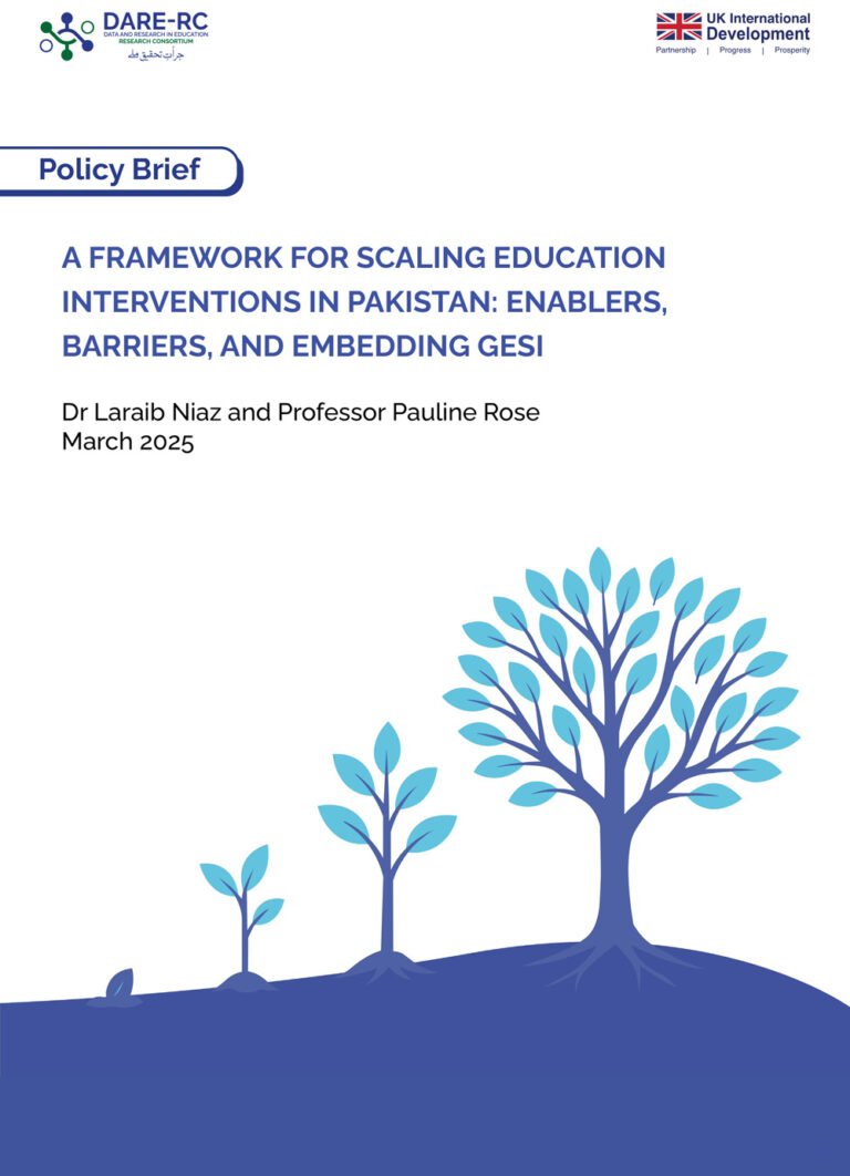 Final Policy Brief Scaling Education Interventions